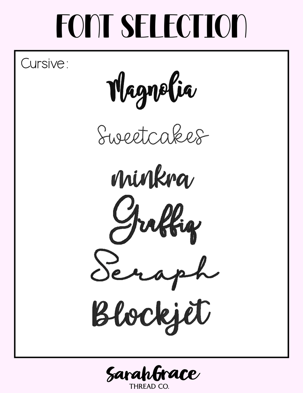 Custom Embroidery (Customer Provided Apparel) – Simple Monogram or Name