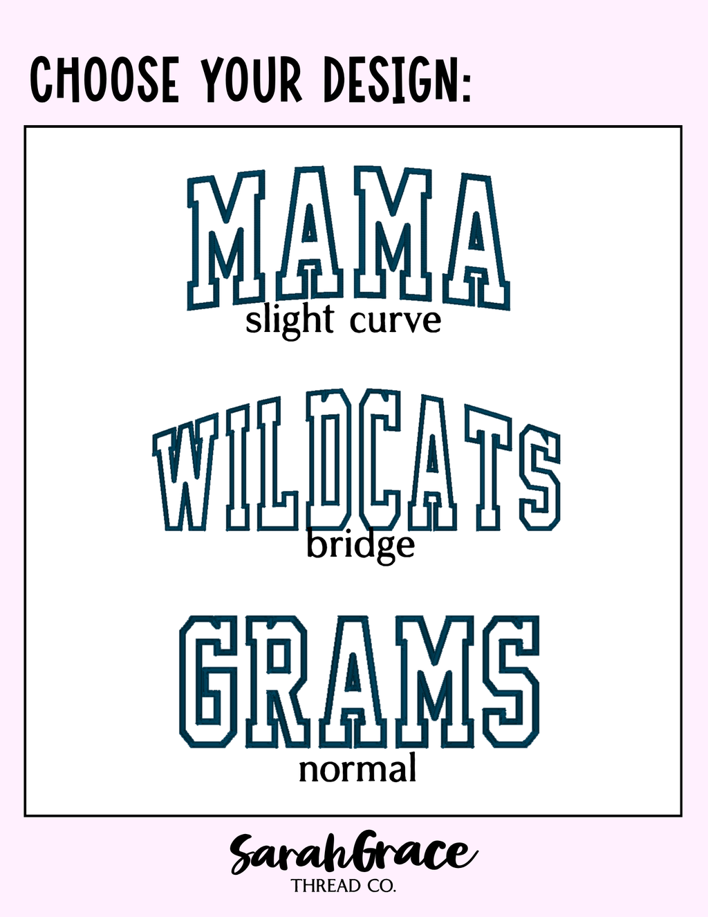 Applique Custom Apparel Mama Grandma Sweatshirt t-shirt