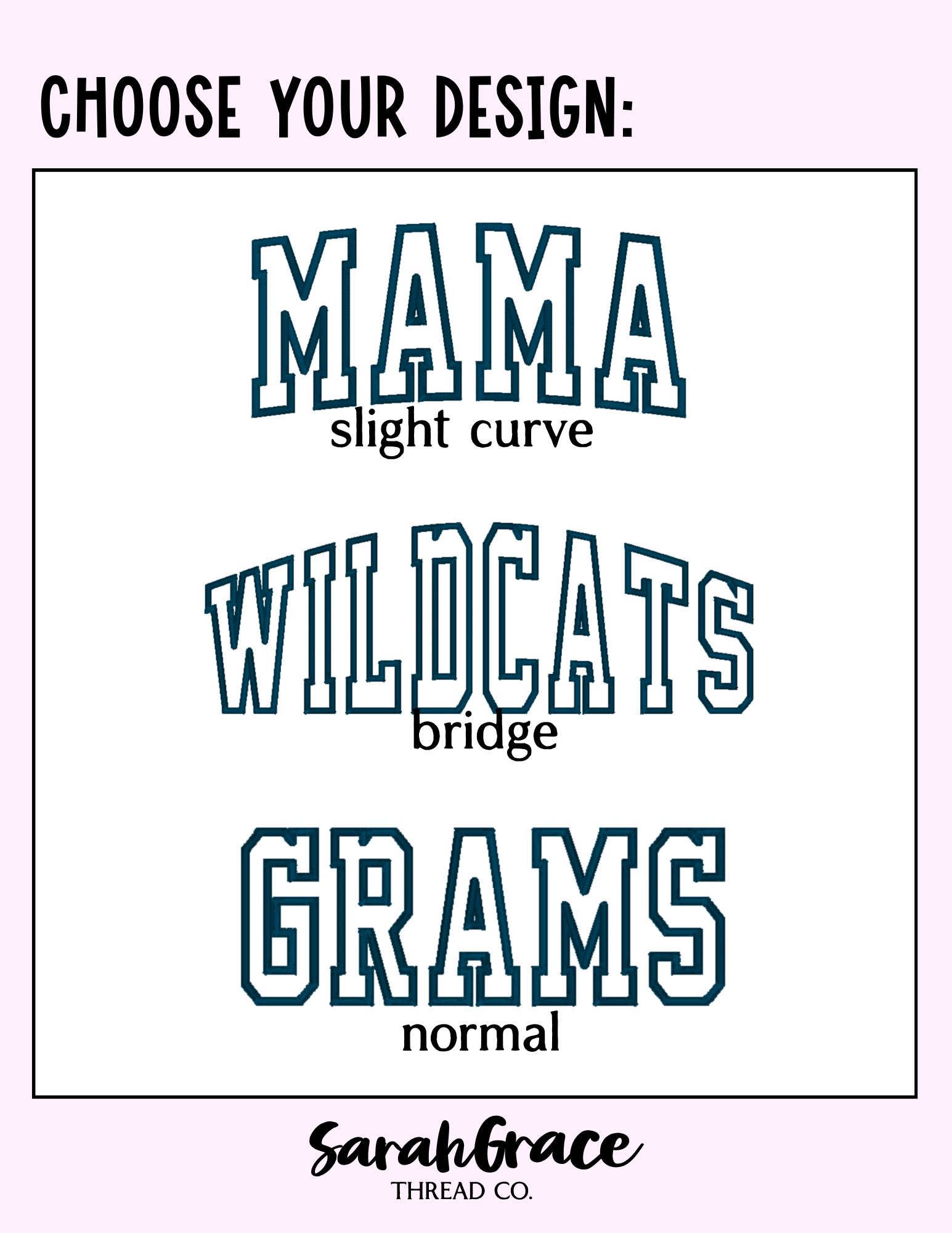 Applique Custom Apparel Mama Grandma Sweatshirt t-shirt