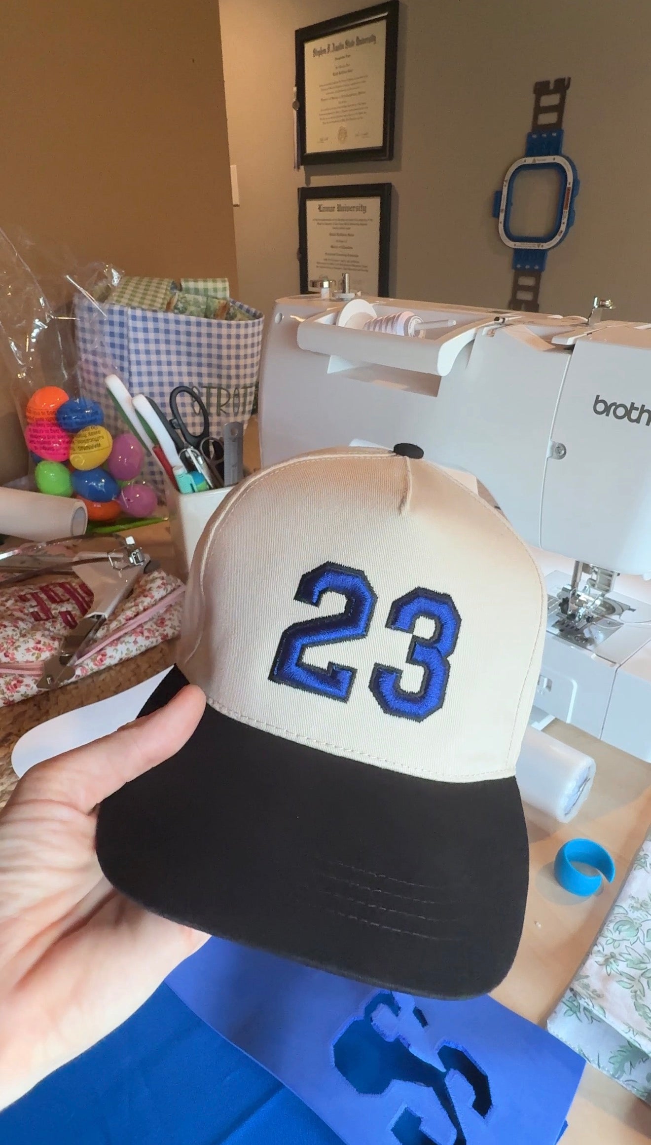 Custom Number Sports Hat