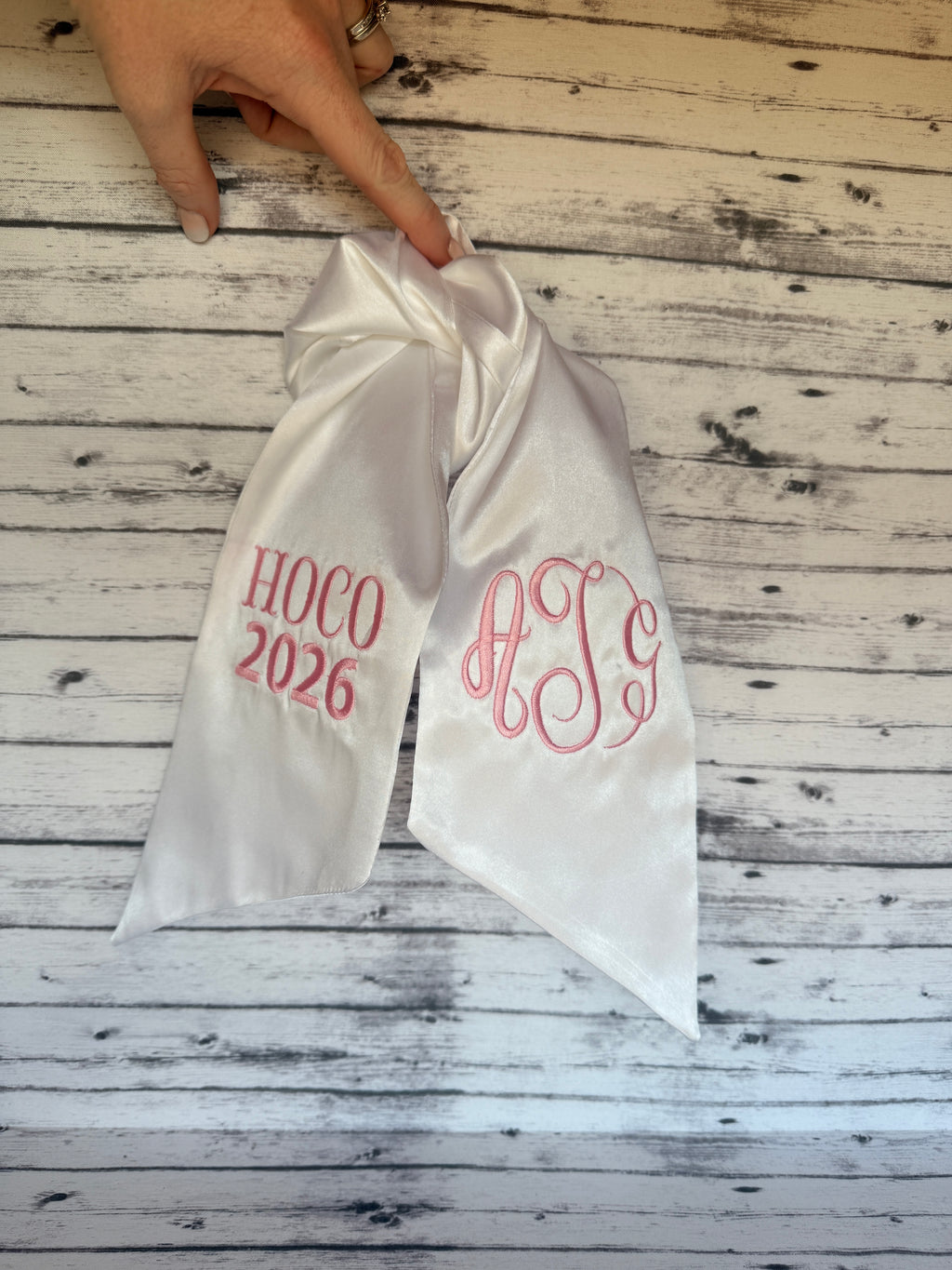 Bouquet Sash for hoco or prom