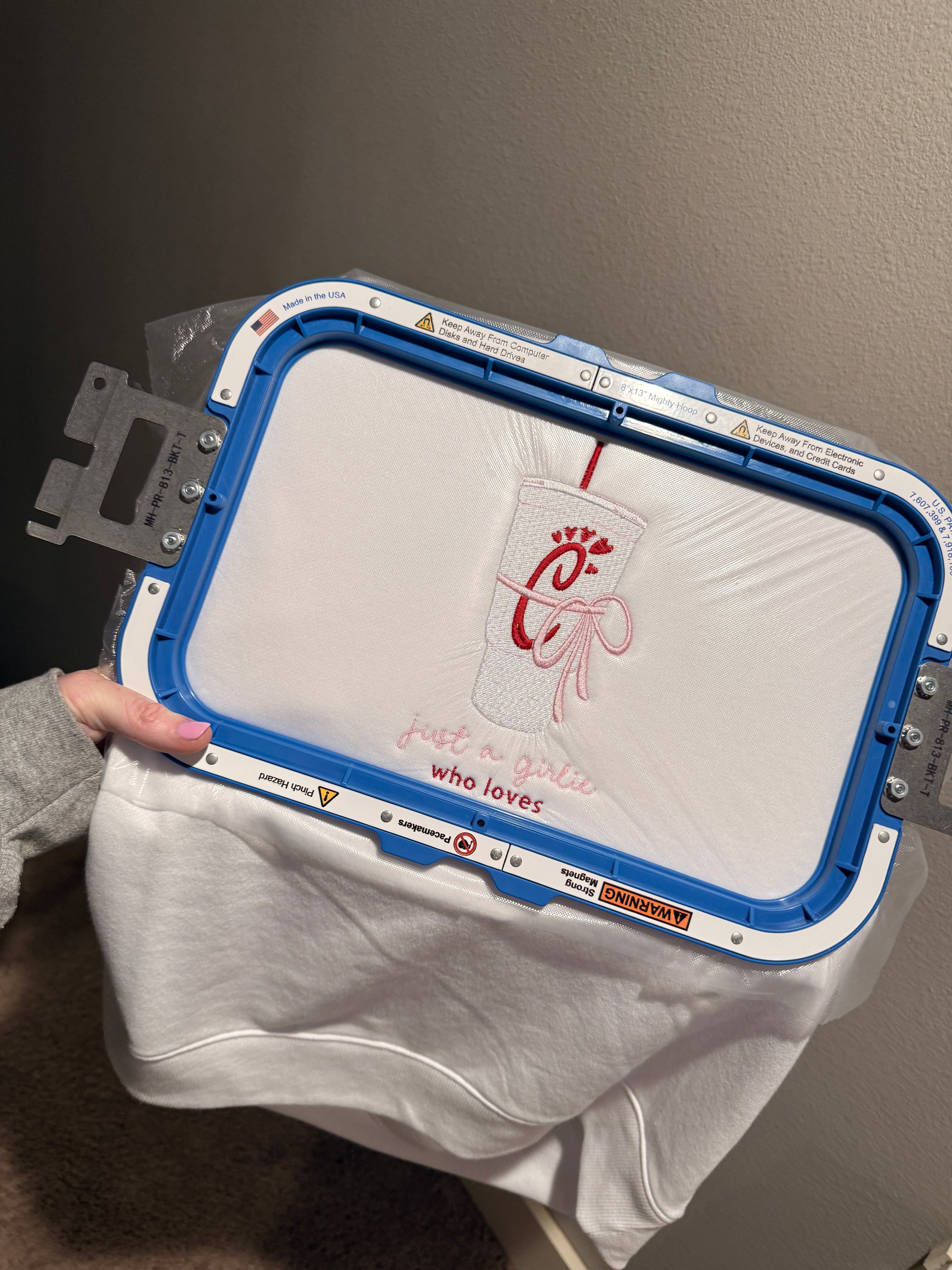 “Just a Girl Who Loves” Sweatshirt | Fun Foodie Graphic Sweatshirt | Cozy Mom & Teen Gift